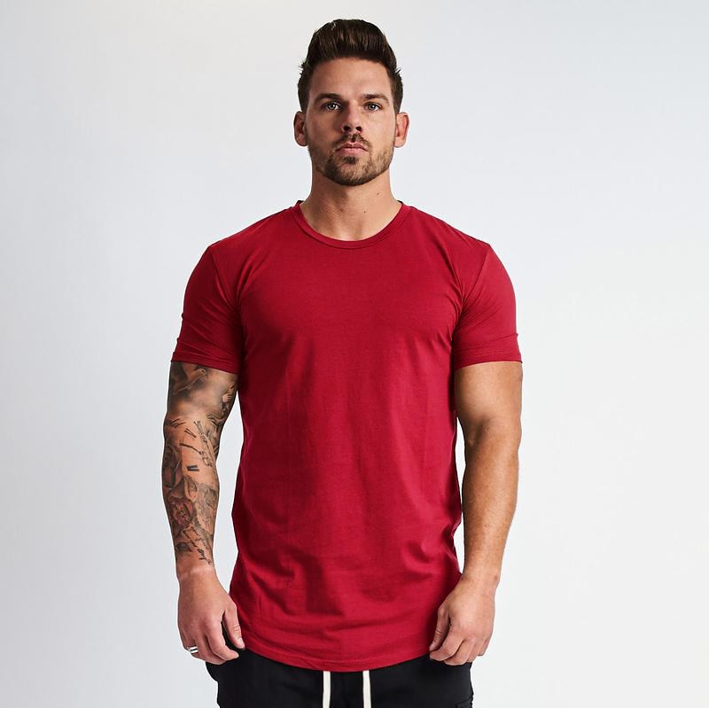 Slim fit t-shirt in red