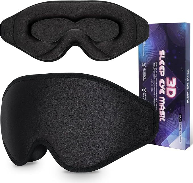 Sleep mask in grey