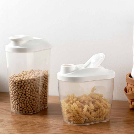 Cereal dispenser pouring cereal into a bowl