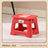 Folding stool frame detail