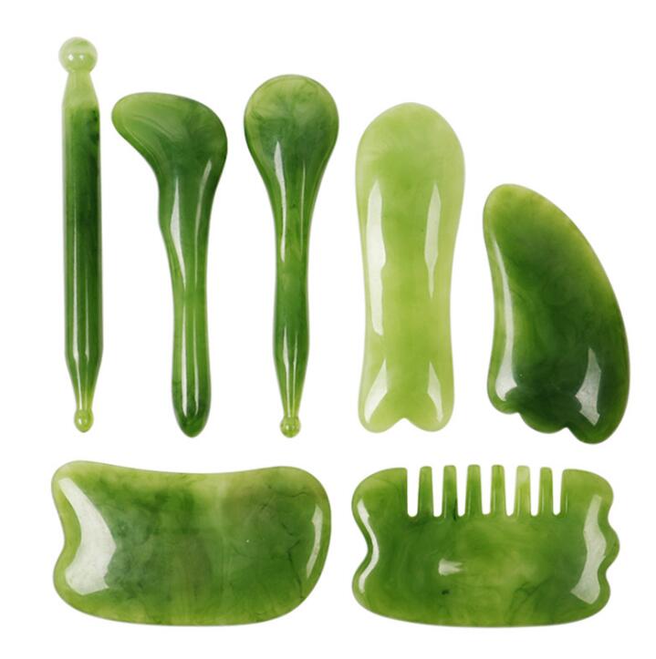Jade roller set with storage box