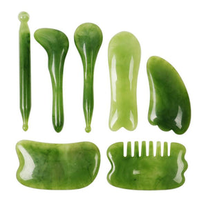 Jade roller set with storage box