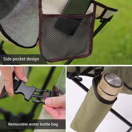 Aluminium frame of the camping chair