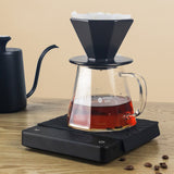 Coffee scales weighing beans