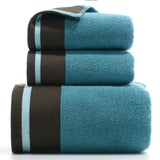 Towel set in beige