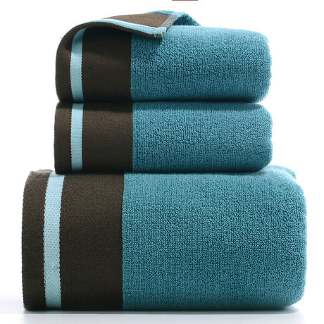 Towel set in beige
