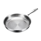 Titanium non-stick frying pan with glass lid