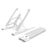 Laptop stand in white