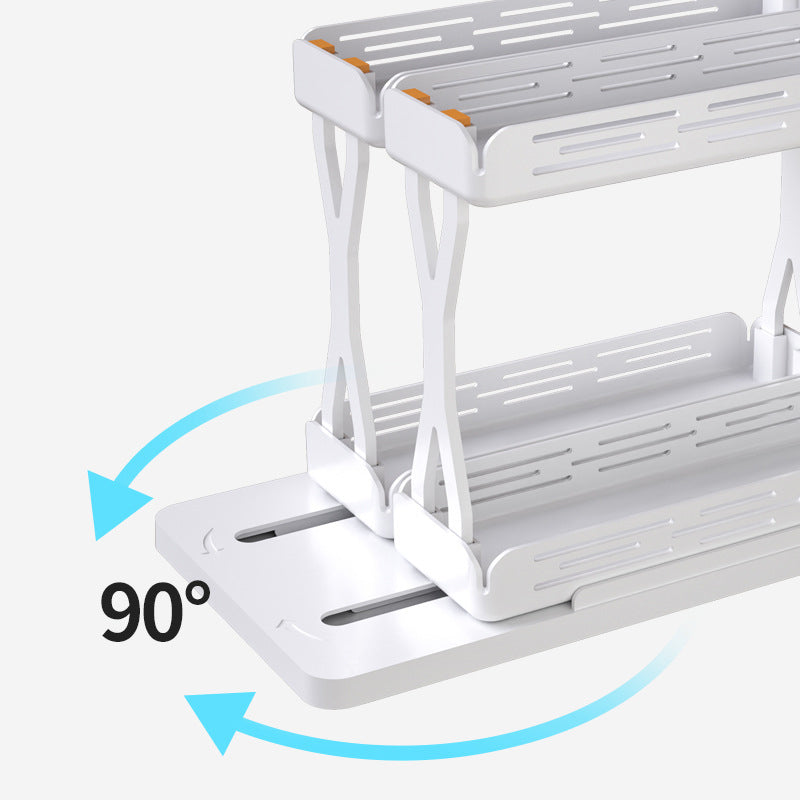 Single layer spice rack organiser