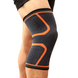 Knee sleeve worn for cycling