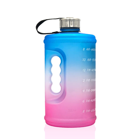 Water bottle in green gradient