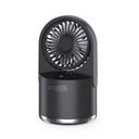 Misting desk fan in green