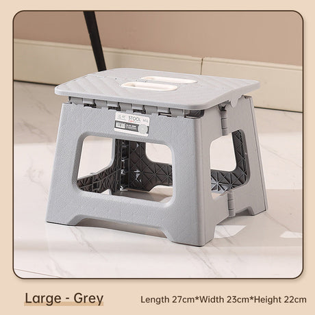 Folding stool in blue