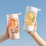 Portable USB rechargeable blender bottle