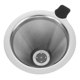 Coffee dripper resting on a carafe