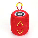 Portable speaker held in hand