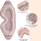 Contoured 3D eye cups of the mask
