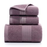 Flat frame towel set in grey