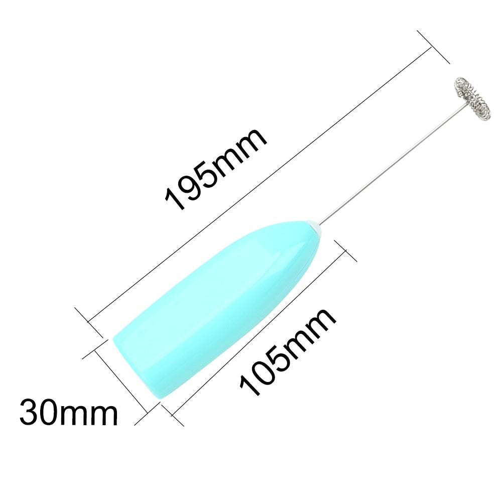 Milk frother in white