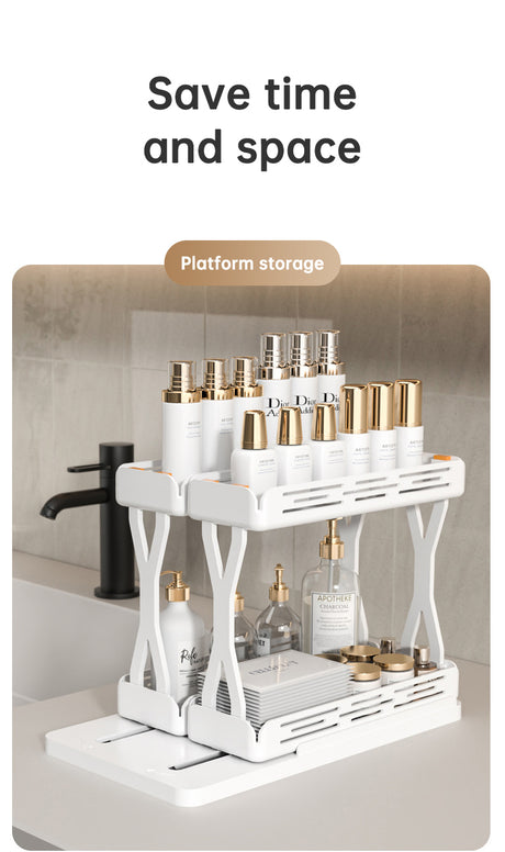 Spice rack organising a cabinet
