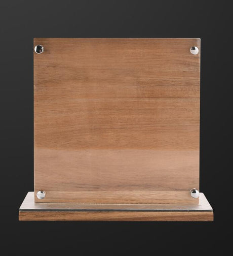 Magnetic knife block in black finish