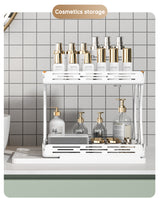 Double layer spice rack from above