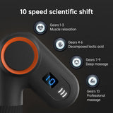 Massage gun speed display