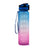 Tritan water bottle in yellow-blue gradient