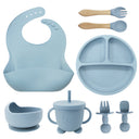 Silicone feeding set colour range