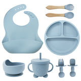 Silicone feeding set colour range