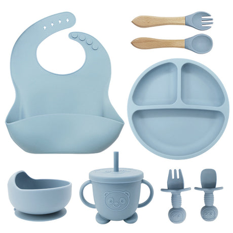 Silicone feeding set colour range