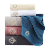 Towel set in pink