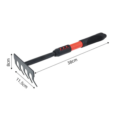 Garden shovel digging soil