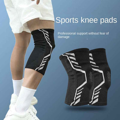 Breathable Compression Knee Pads – Lightweight Sports Support with Spring Stability for Basketball, Cycling & Running