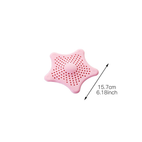 Drain hair catcher over a shower plughole