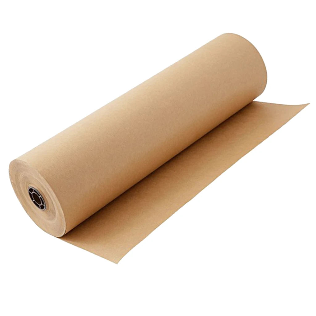 Gift wrapped in brown kraft paper with string