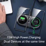 Phone charging on the wireless pad