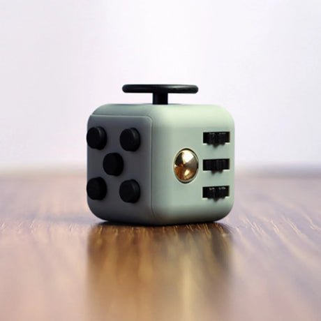 Fidget cube spinning dial side