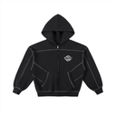 Mens Contrast Stitch Zip Up Hoodie Casual Streetwear S M L XL