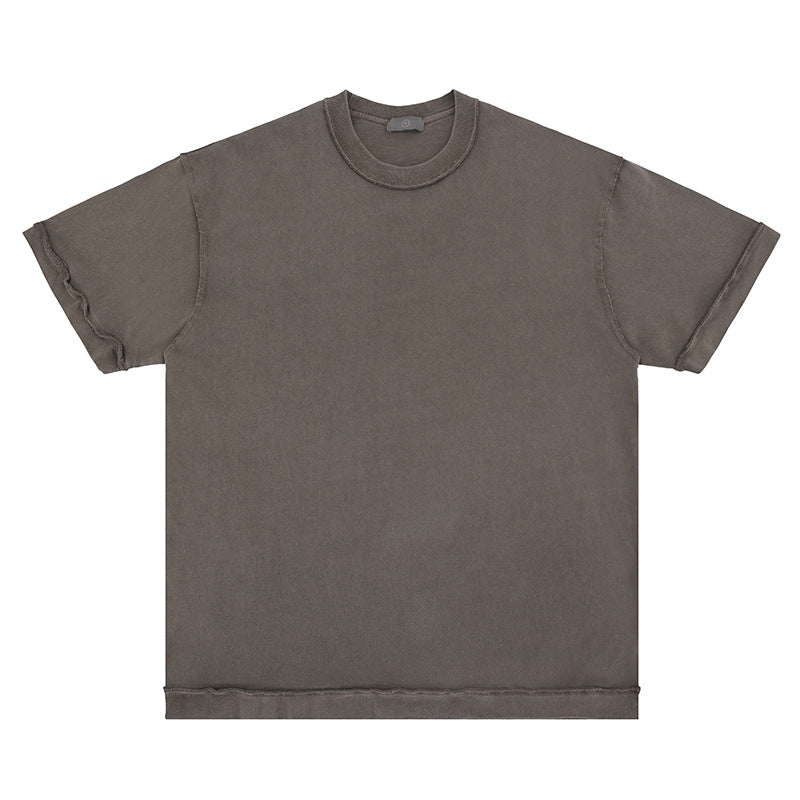 Cangeroo 270G Heavyweight Oversized Men's Tee — Washed Solid Color