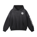 Mens Heavyweight Sunfade Hoodie Pullover Streetwear S M L XL
