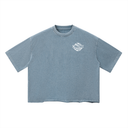 Mens Vintage Wash Boxy T-Shirt Oversized Streetwear S M L XL