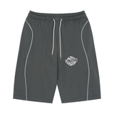 Mens Piping Drawstring Shorts Casual Gym Running Training S M L XL