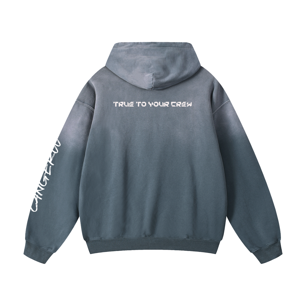 Mens Heavyweight Sunfade Hoodie Pullover Streetwear S M L XL