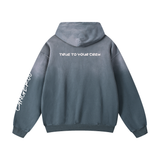 Mens Heavyweight Sunfade Hoodie Pullover Streetwear S M L XL
